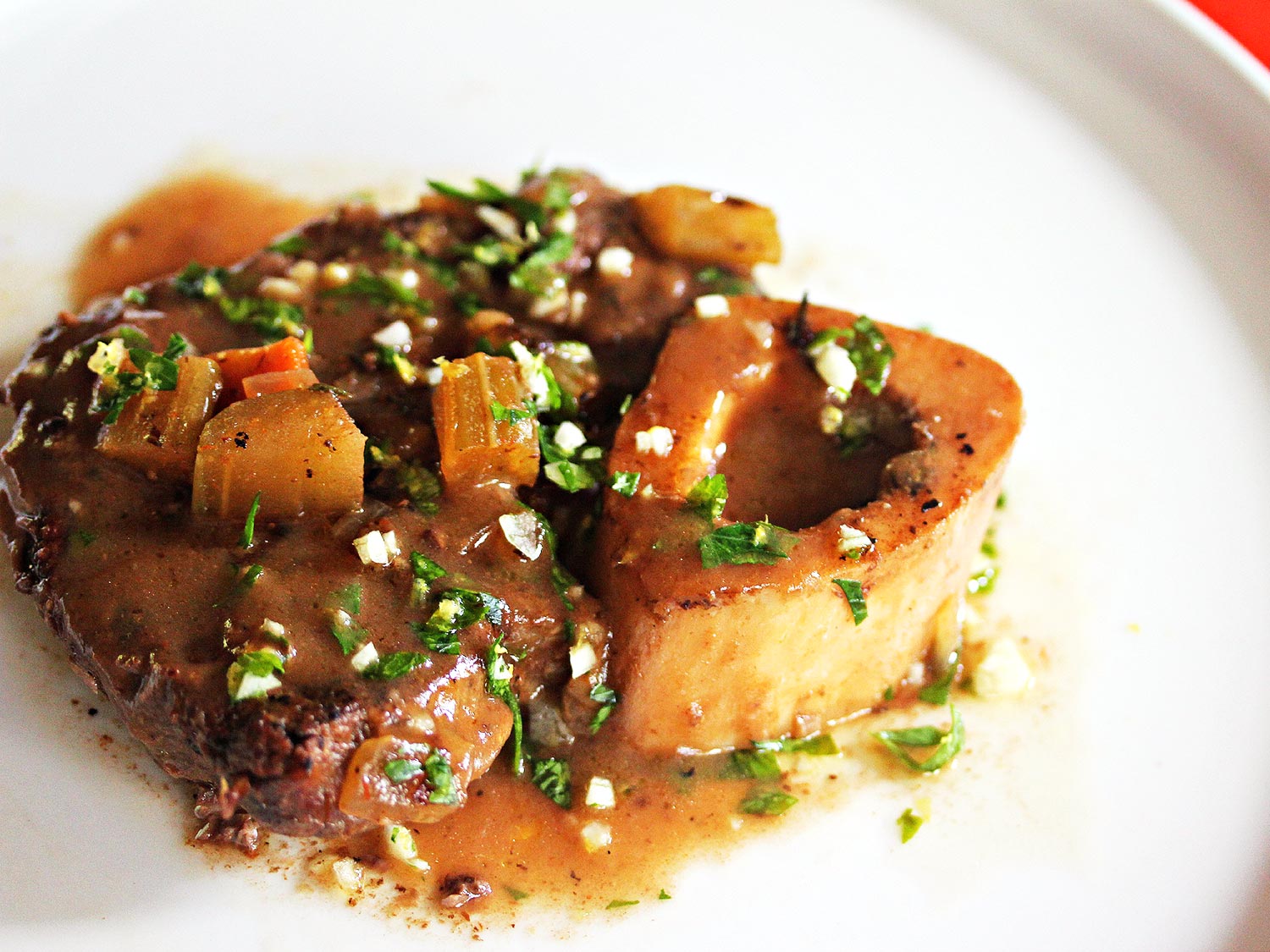 Slow-Cooker Beef Shank Osso Buco With Lemon-Parsley Gremolata Recipe
