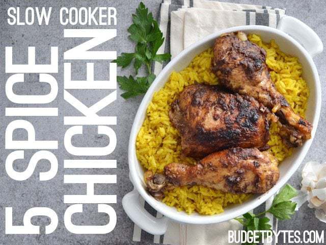 Slow Cooker 5 Spice Chicken