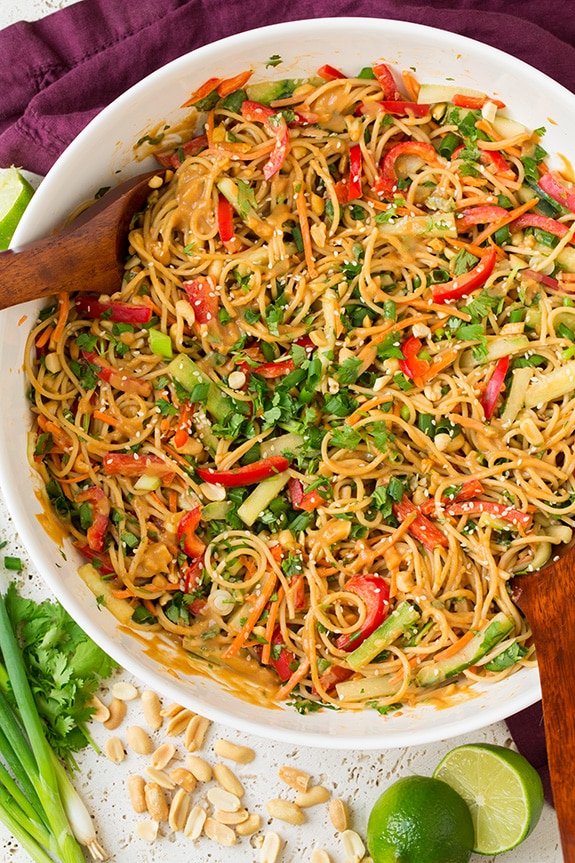 Spicy Thai Peanut Noodles