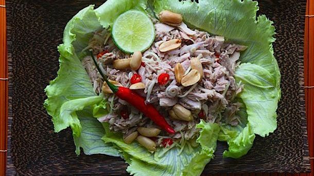 Spicy Tuna Salad With Young Ginger and Lemongrass Recipe