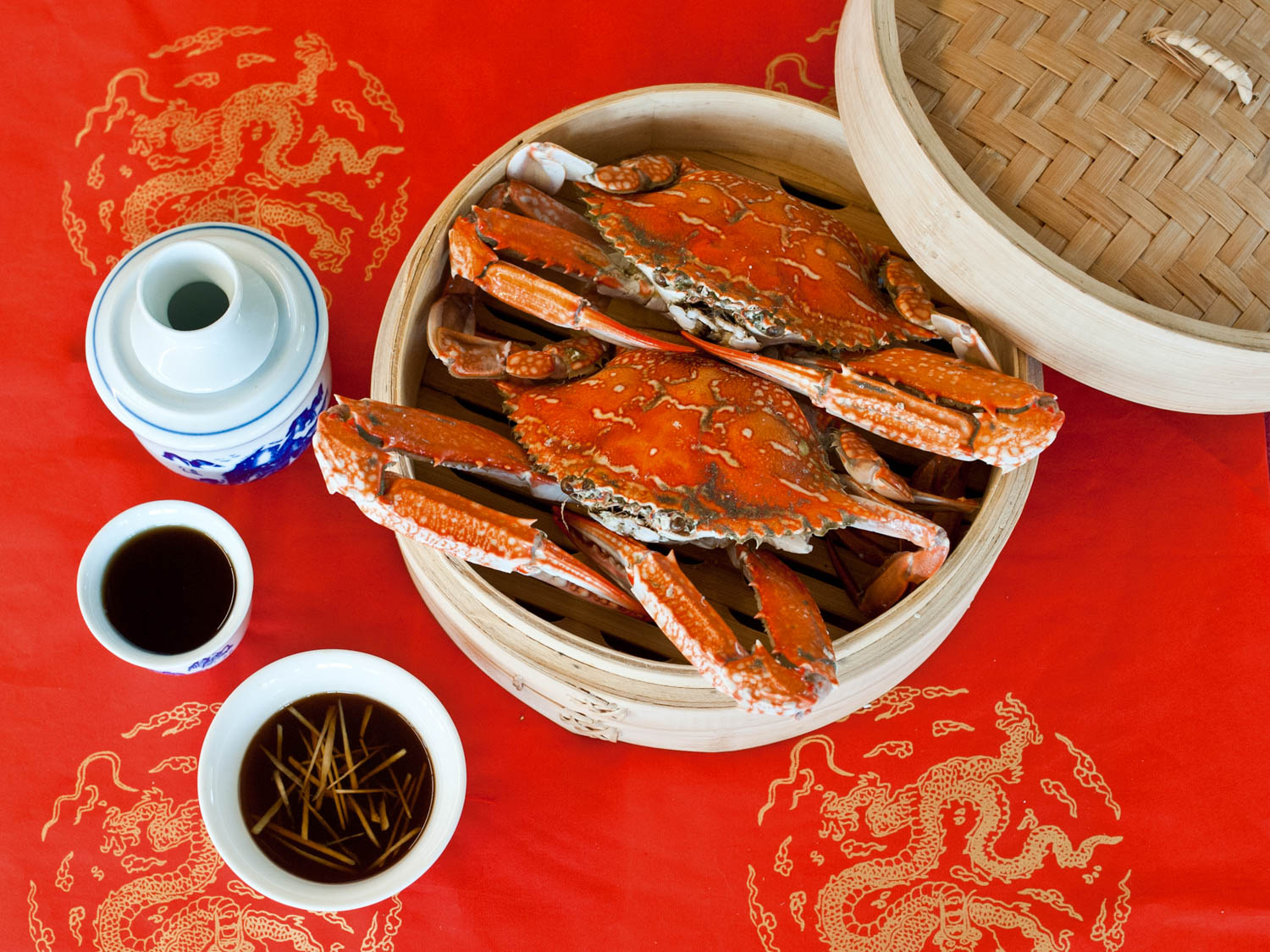 Steamed Crab With Chinkiang Vinegar and Ginger Recipe