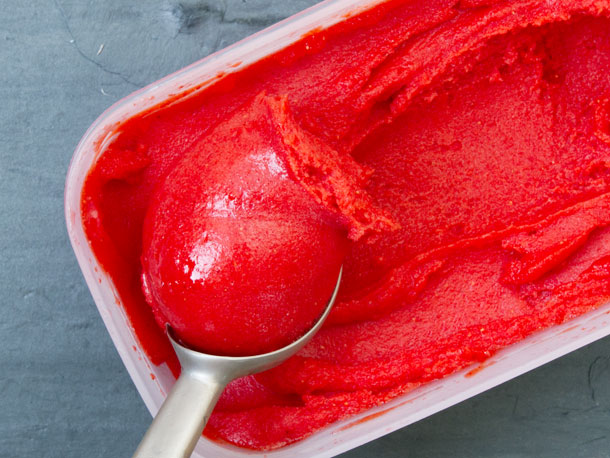 Strawberry Sorbet Recipe