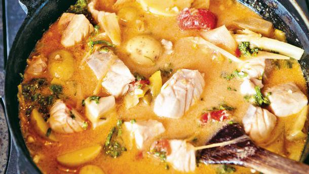 Striped Bass Chowder from 'The Catch'