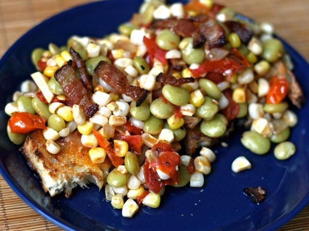 Summer Succotash with Bacon Recipe