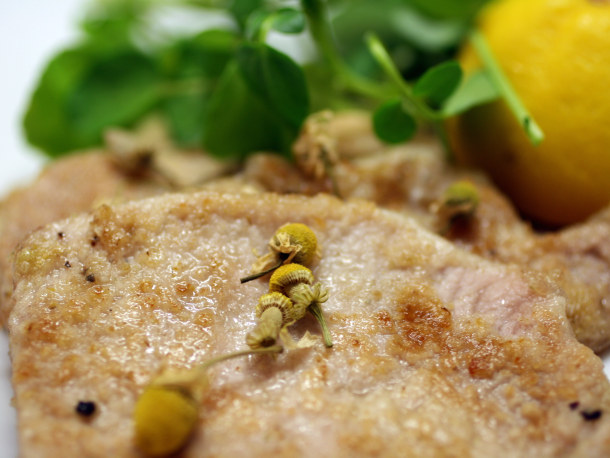 The Secret Ingredient : Chamomile Pork Chops with Lemon Recipe