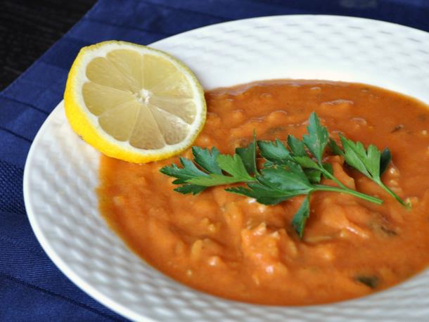 Tomato Avgolemono Soup Recipe