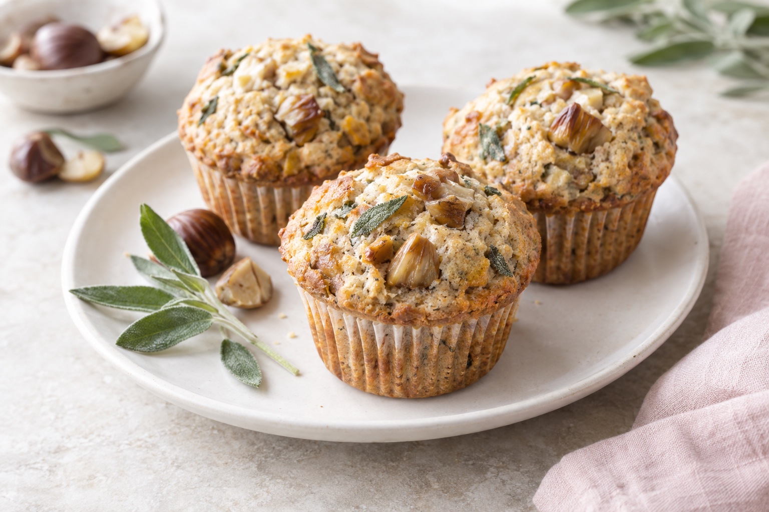 Chestnut Sage Muffins
