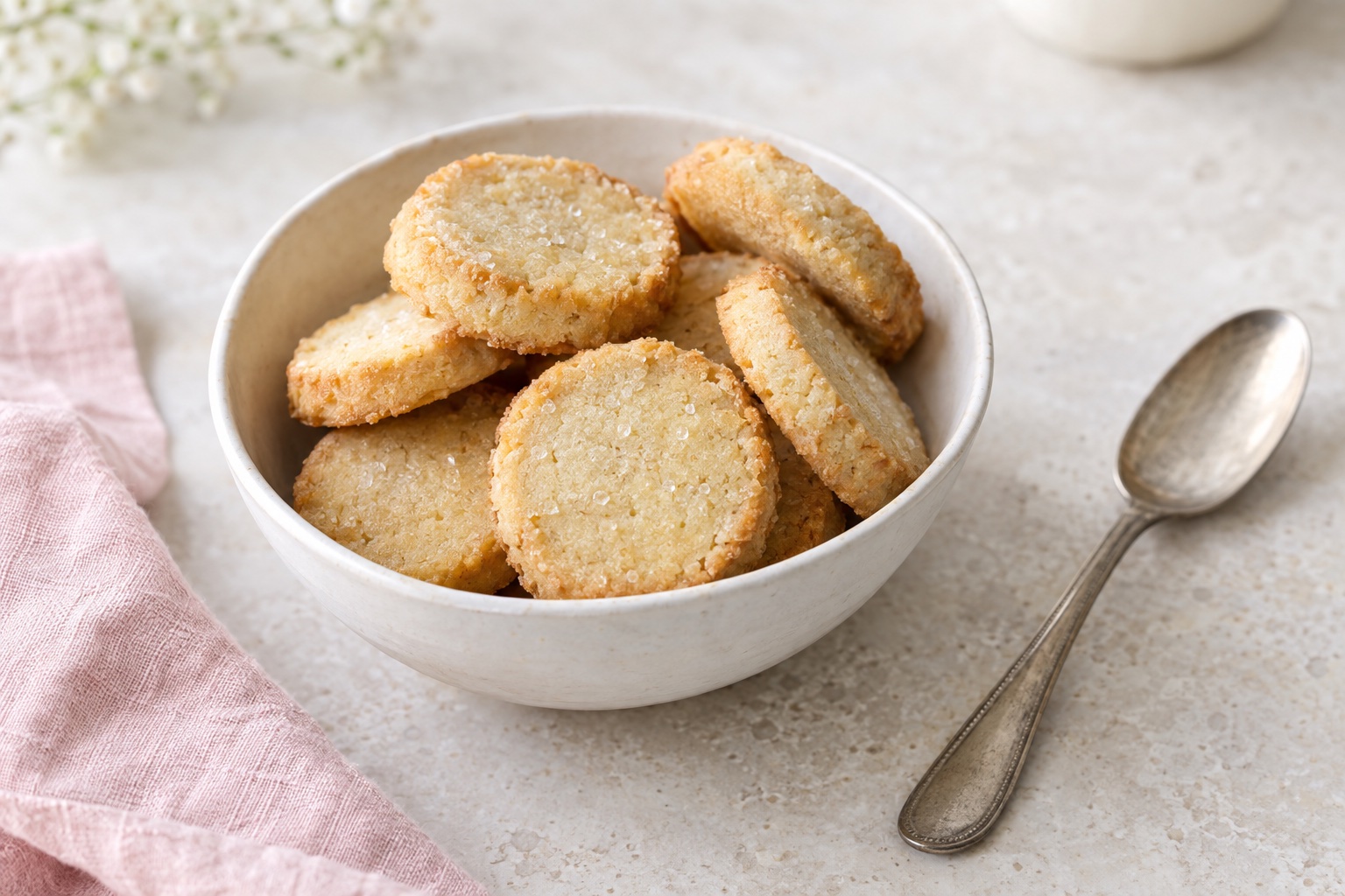 Brown Butter Shortbread Cookies