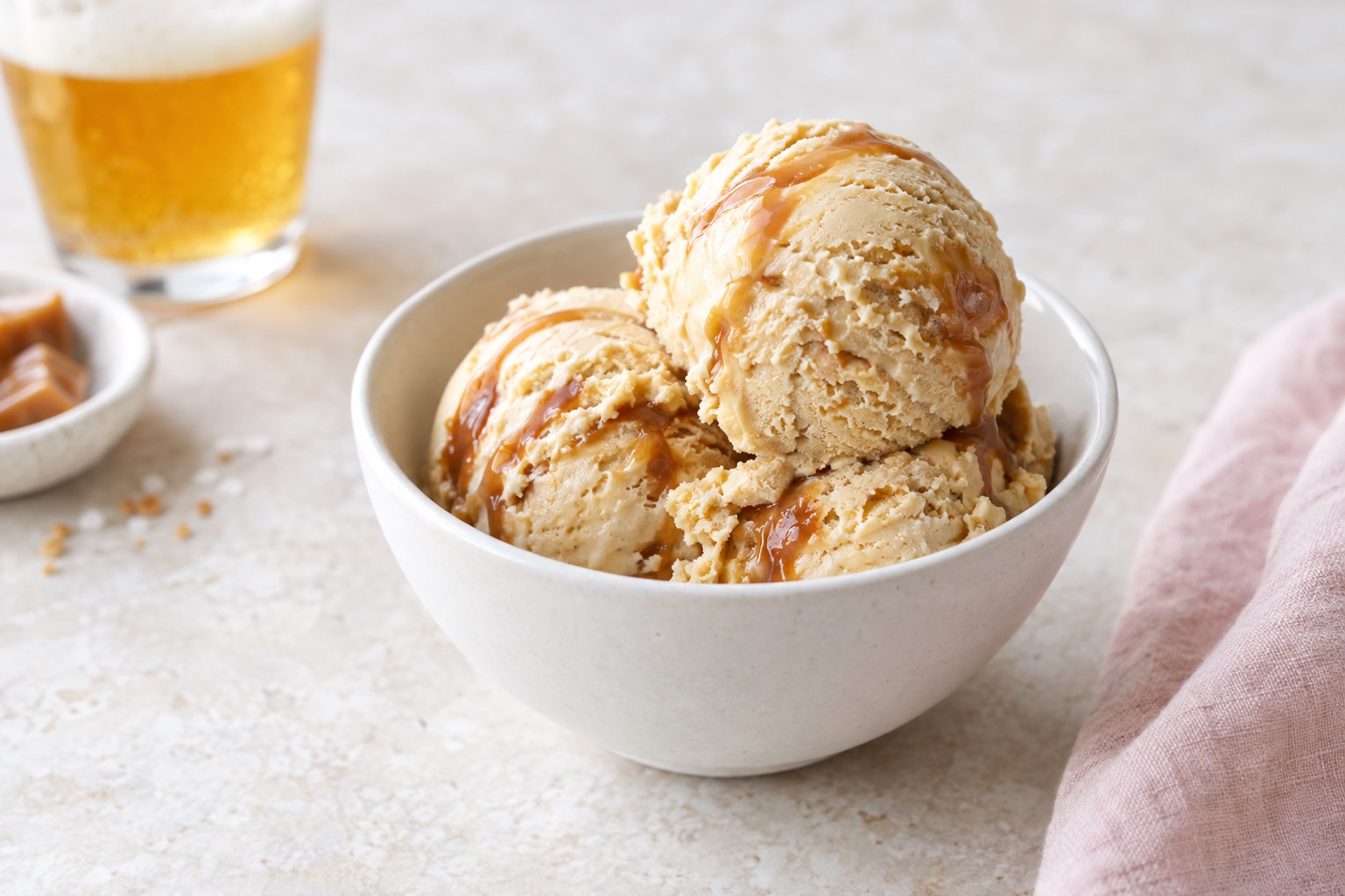 Beer Caramel Ice Cream