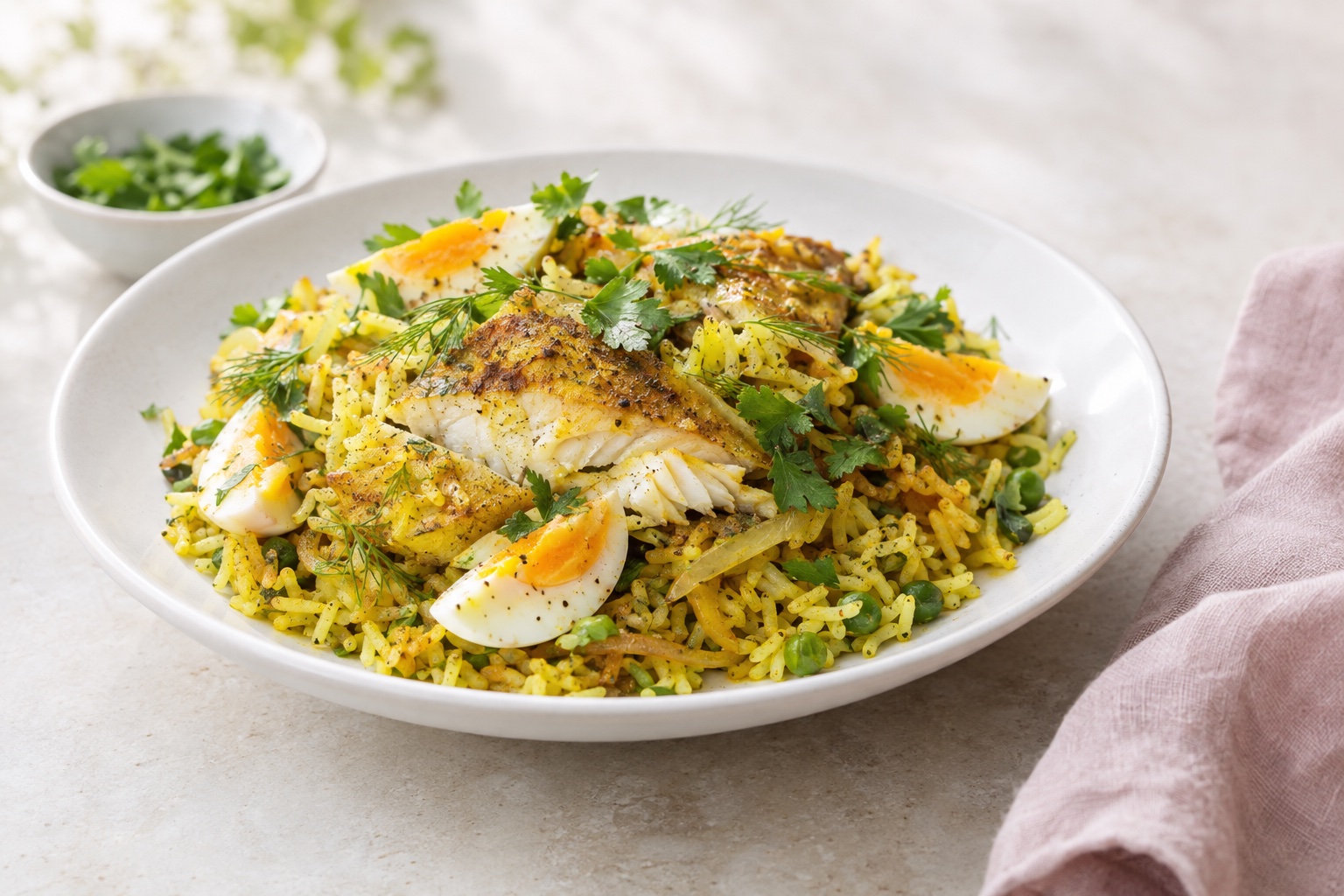 Smoky Kedgeree, with or without Fish