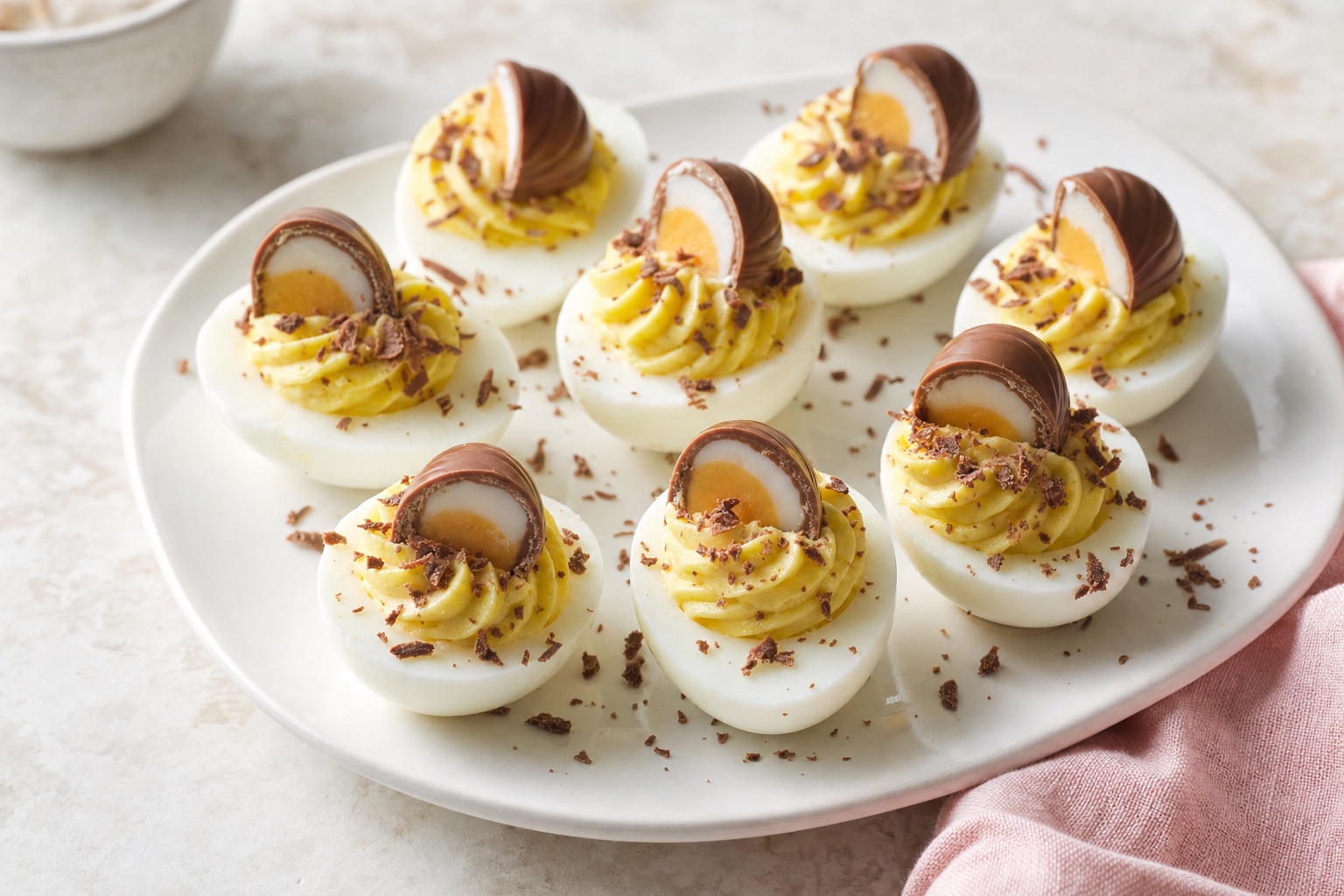 Cadbury Creme Deviled Eggs