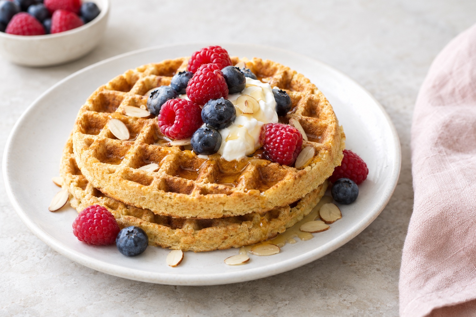 Almond Flour Waffles