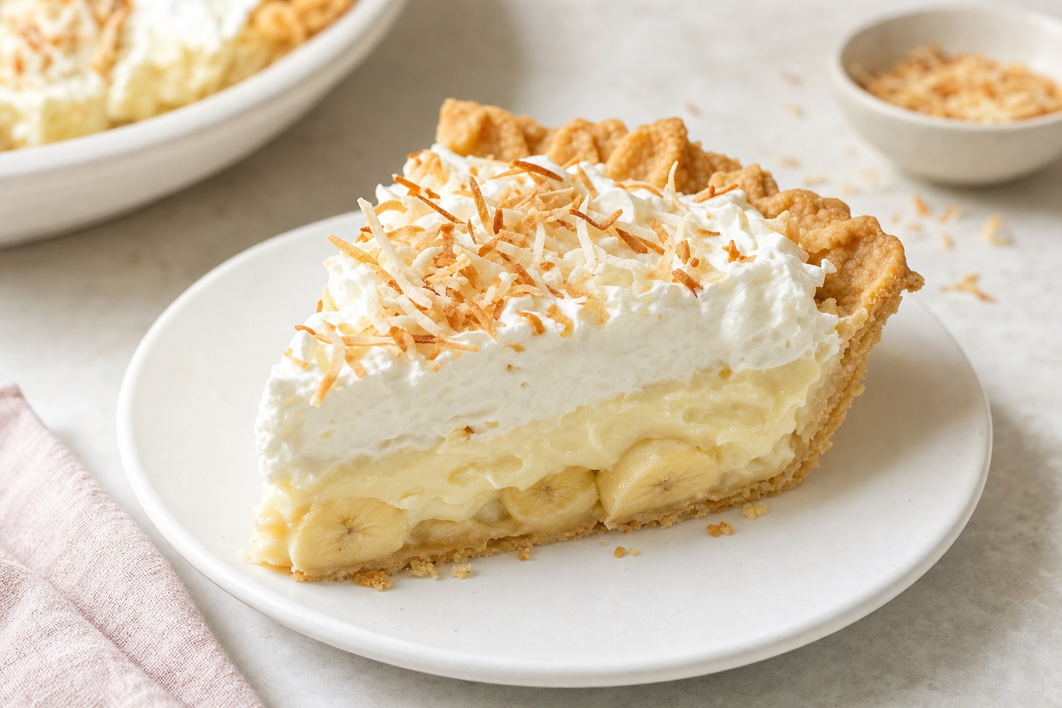 Coconut Banana Cream Pie