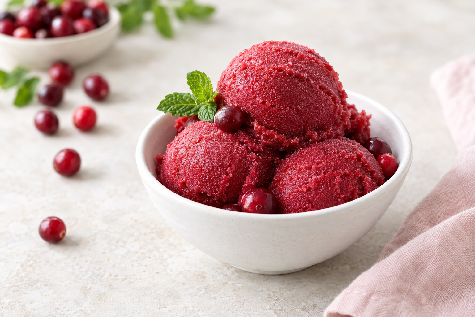 Cranberry Sorbet