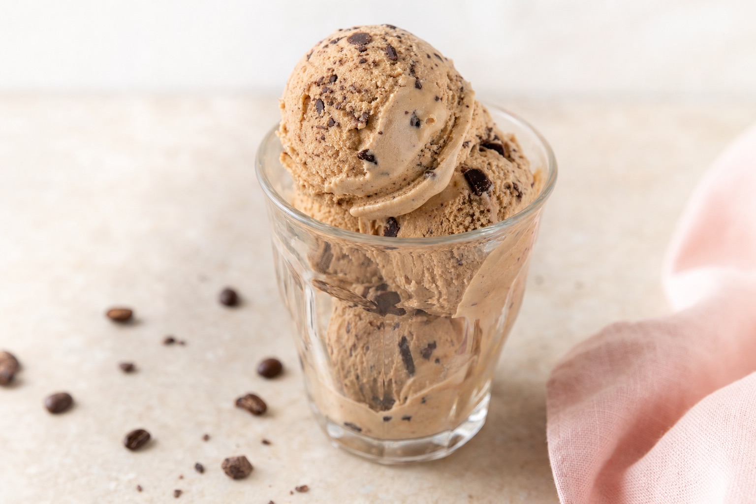 Coffee Bourbon Chocolate Chip Ice Cream