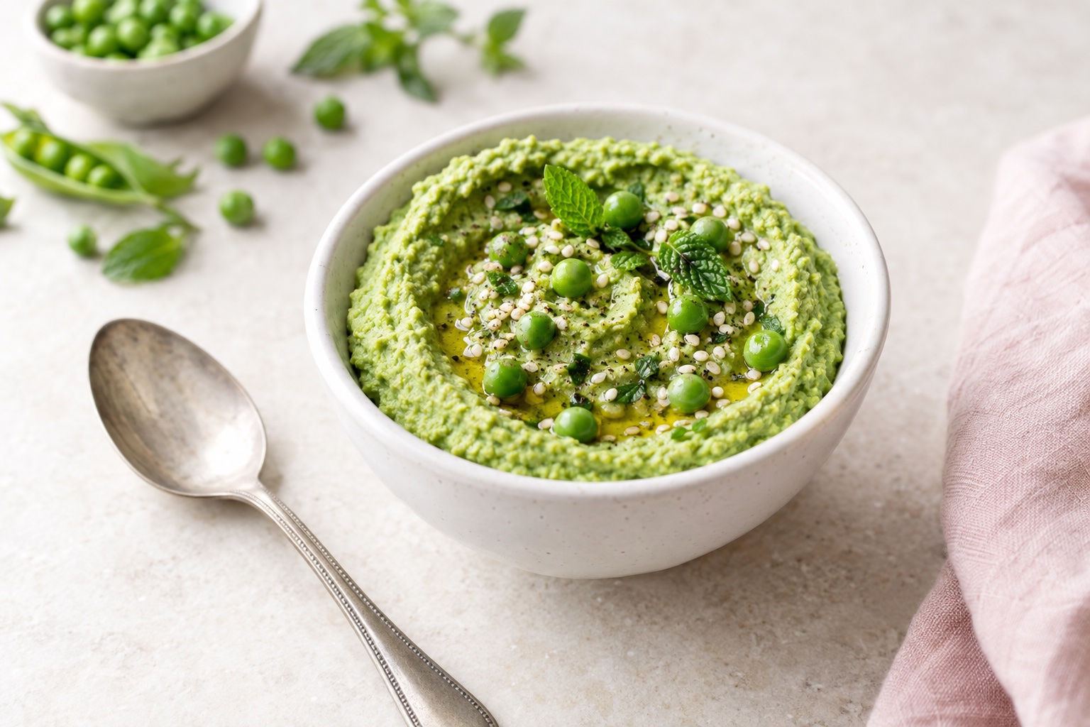 Fresh Pea Hummus