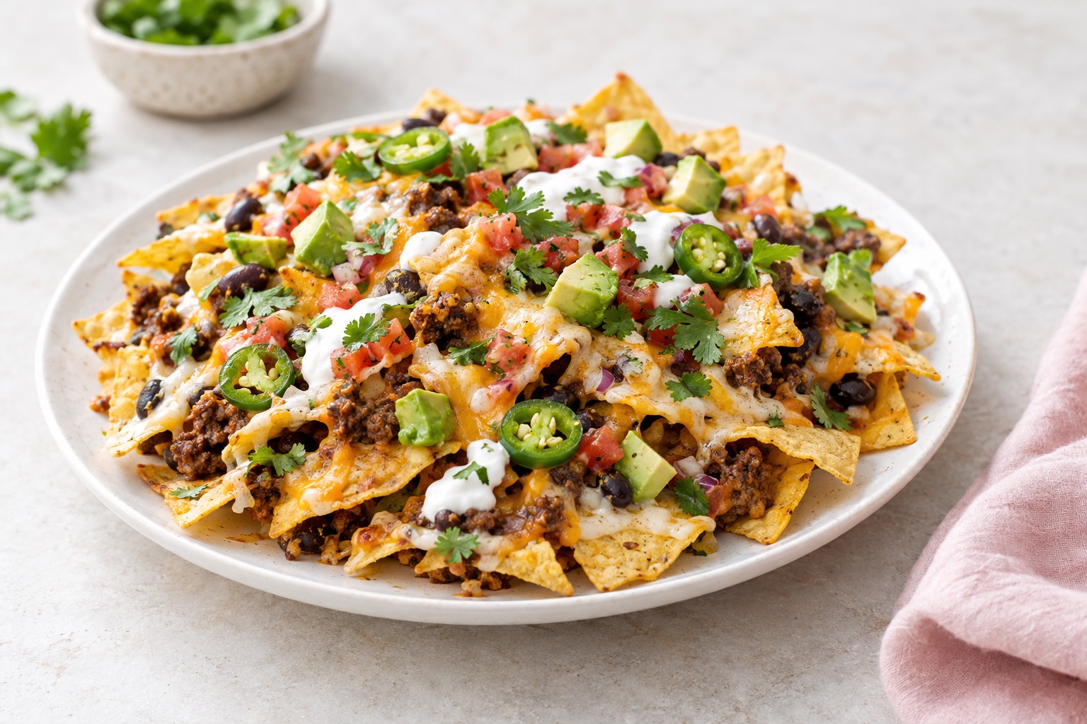 Loaded Sheet Pan Nachos