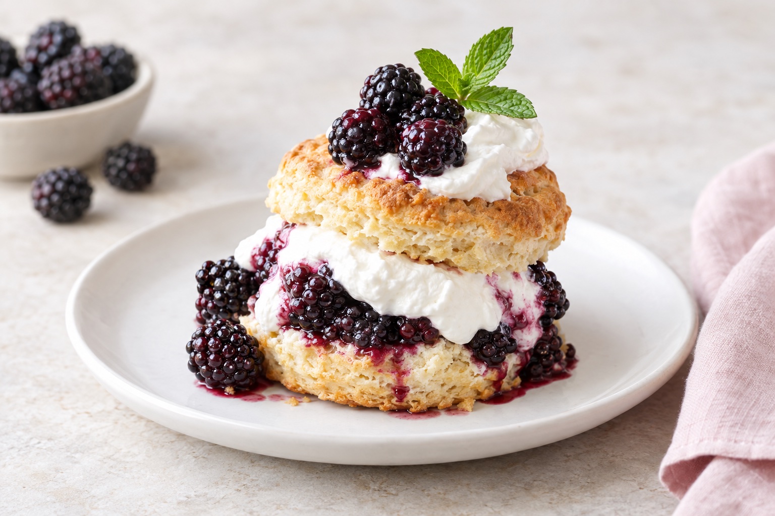 Blackberry Shortcake
