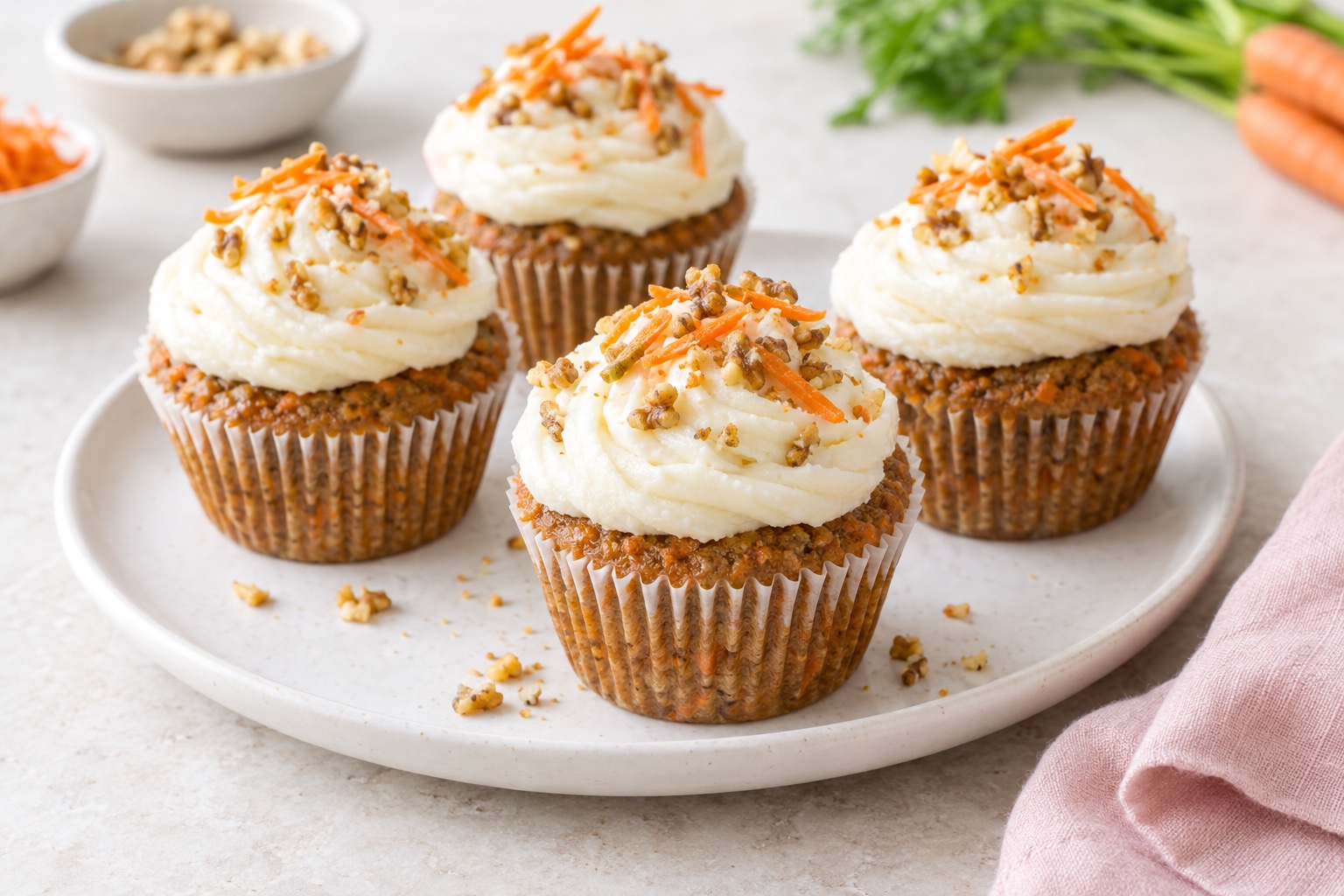Carrot Cake Cupcakes