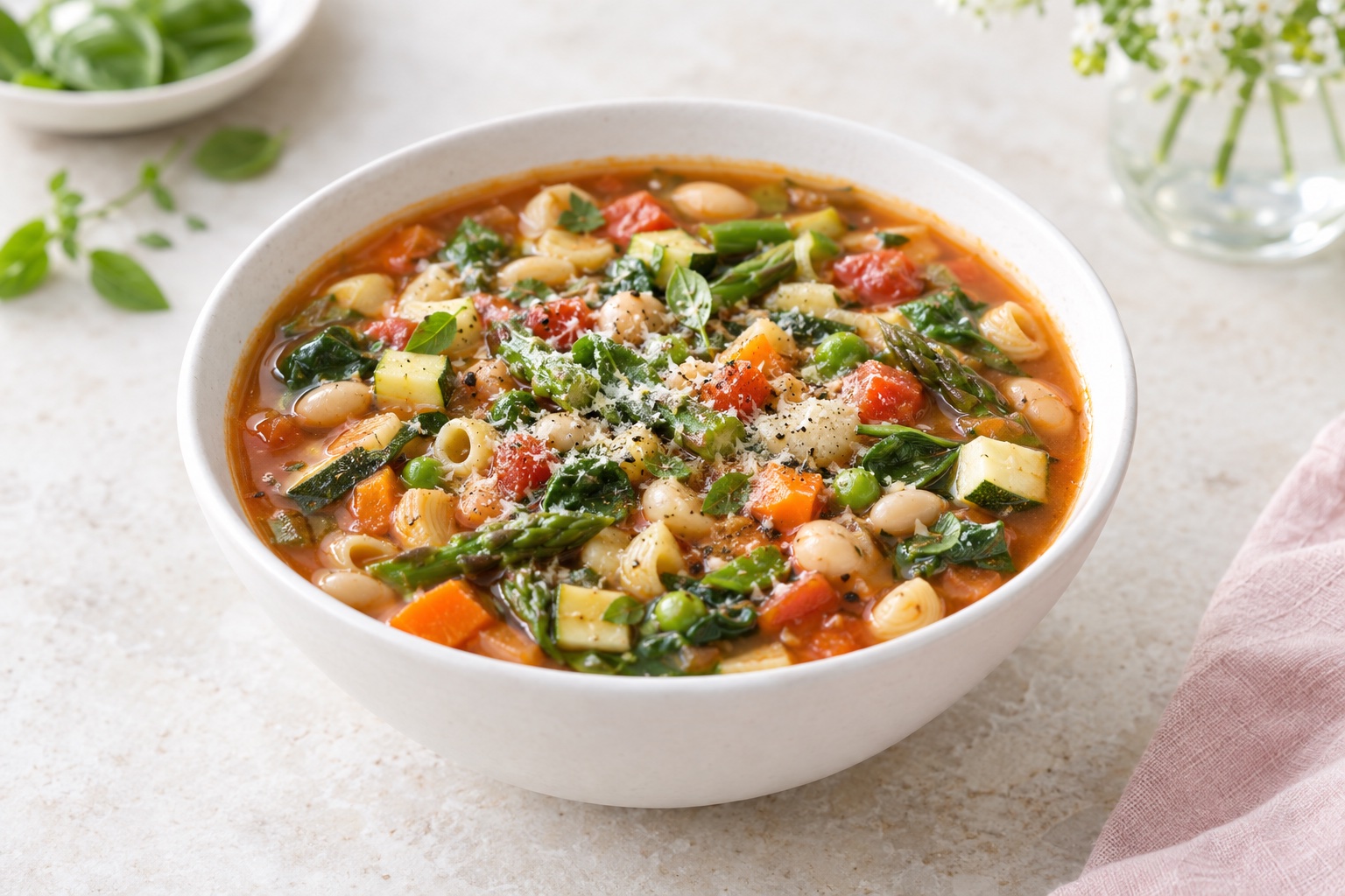 Spring Minestrone Soup