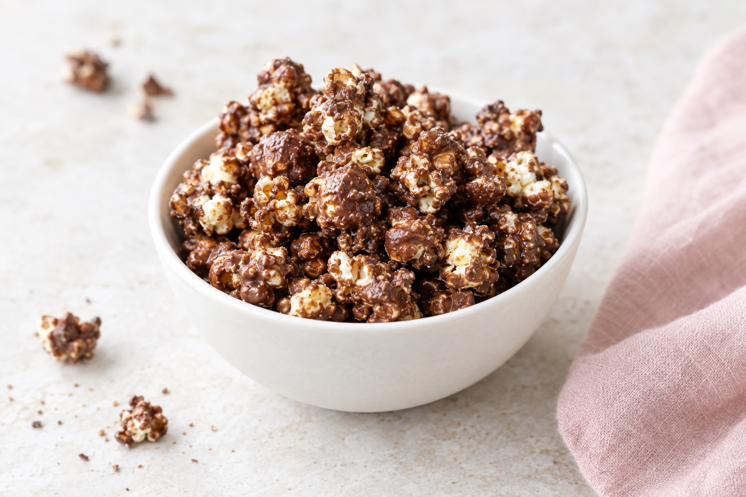 Crispy Chocolate Popcorn