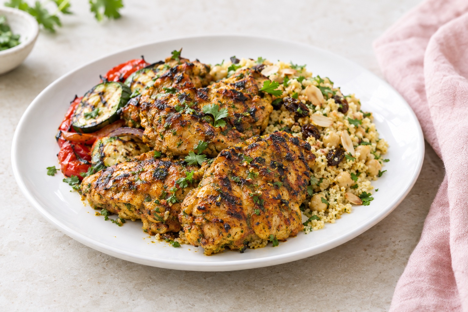 Grilled Moroccan Chicken