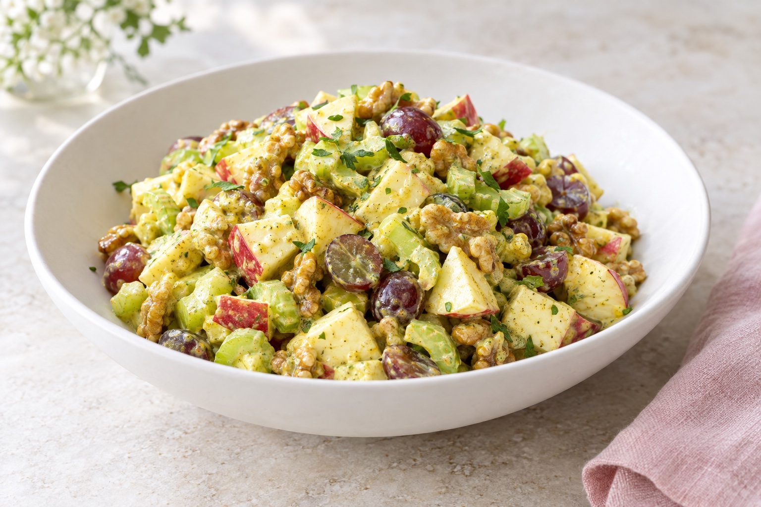 Curried Waldorf Salad