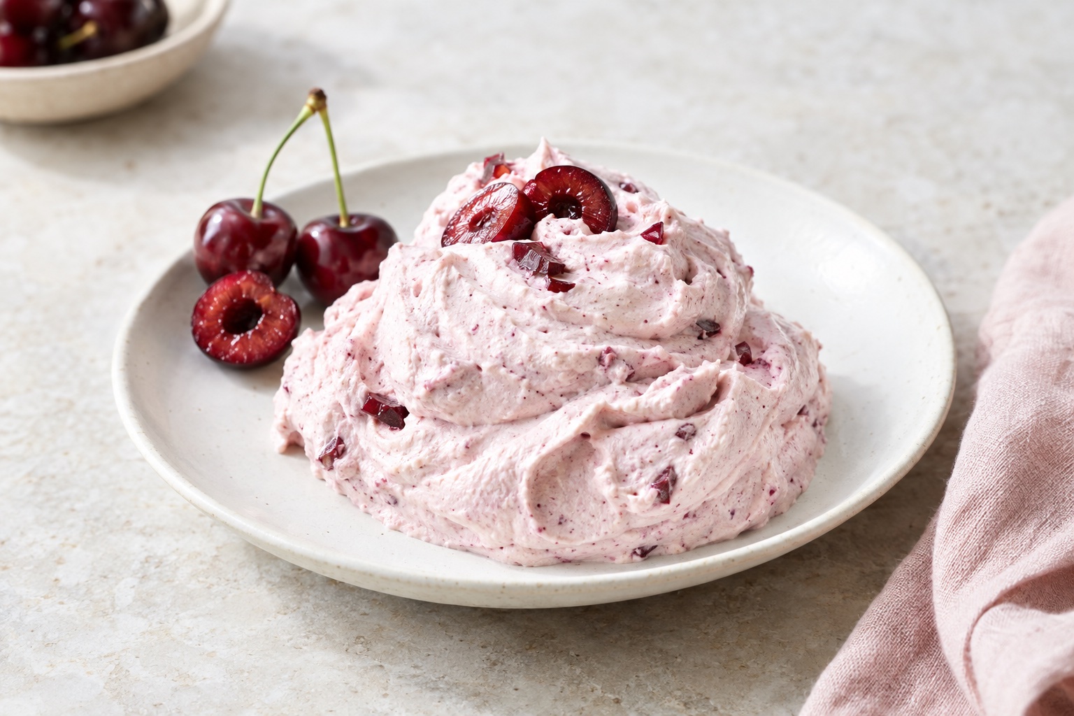 Cherry Pit Whipped Cream