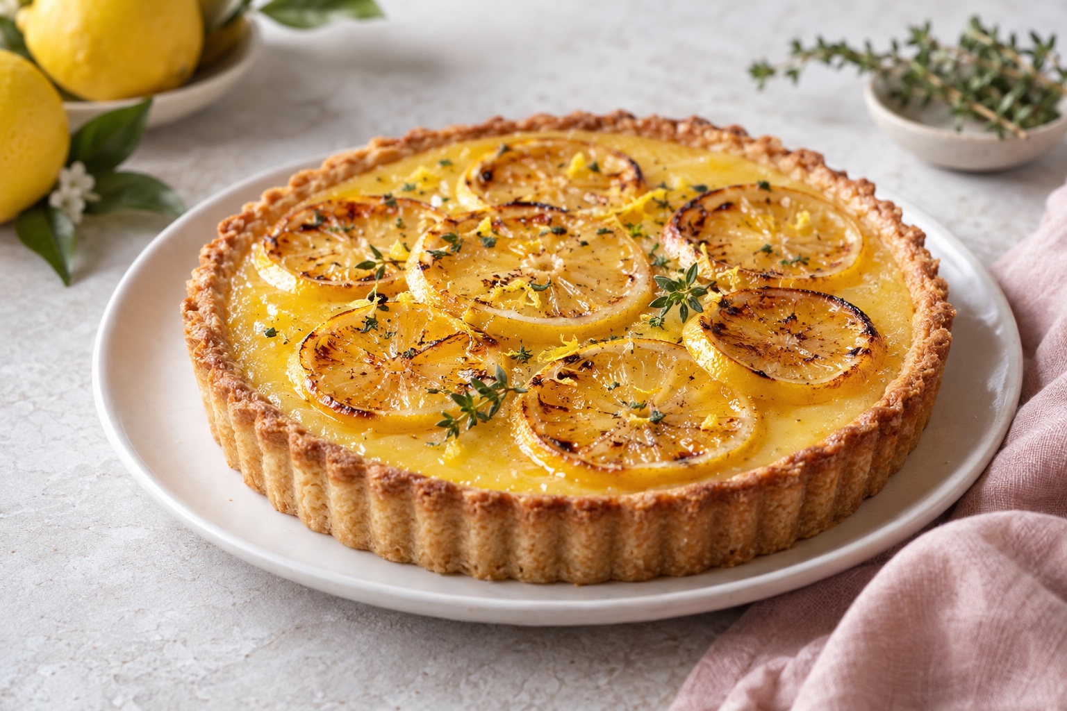 Roasted Lemon Tart