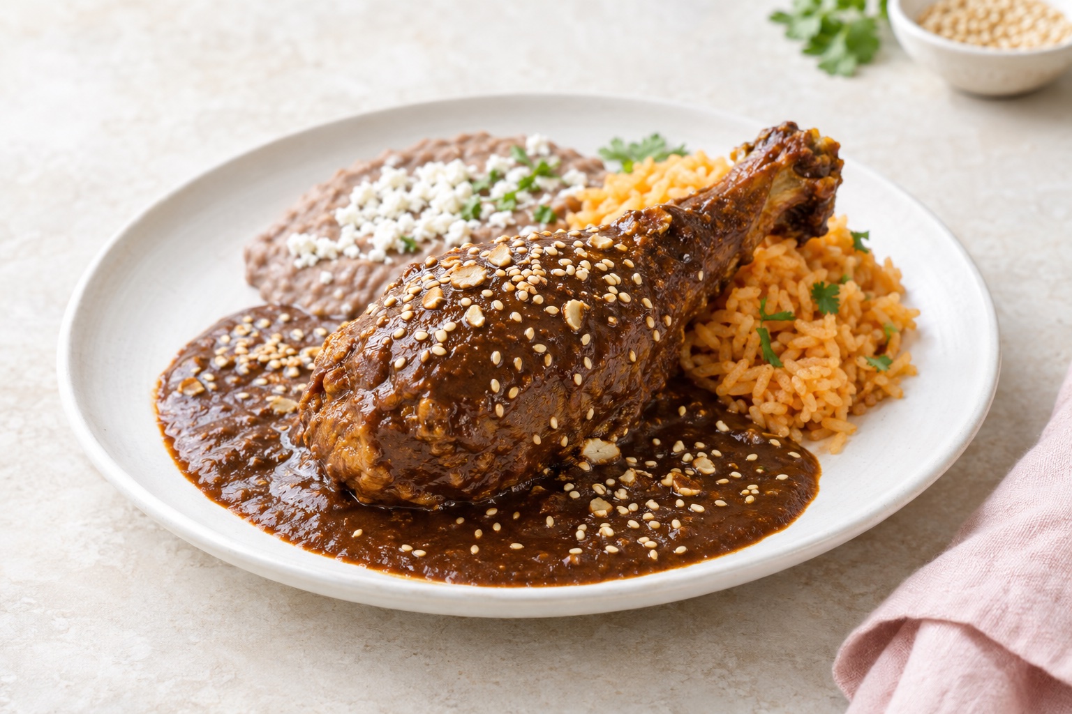 Mexican Turkey Drumstick Mole