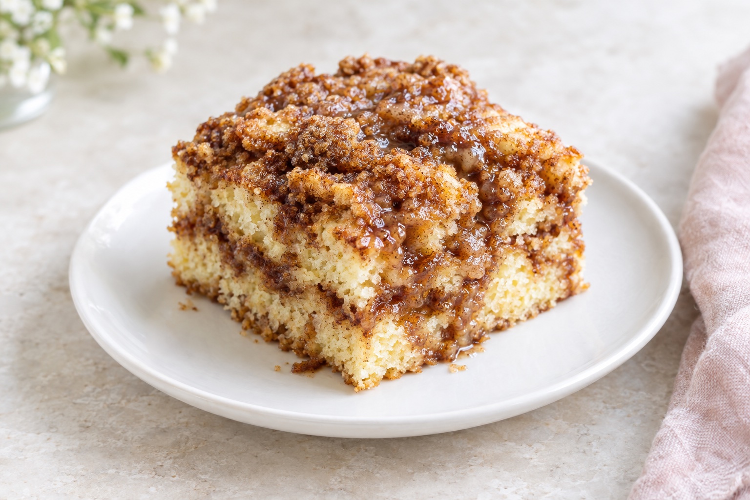 Gooey Cinnamon Cake