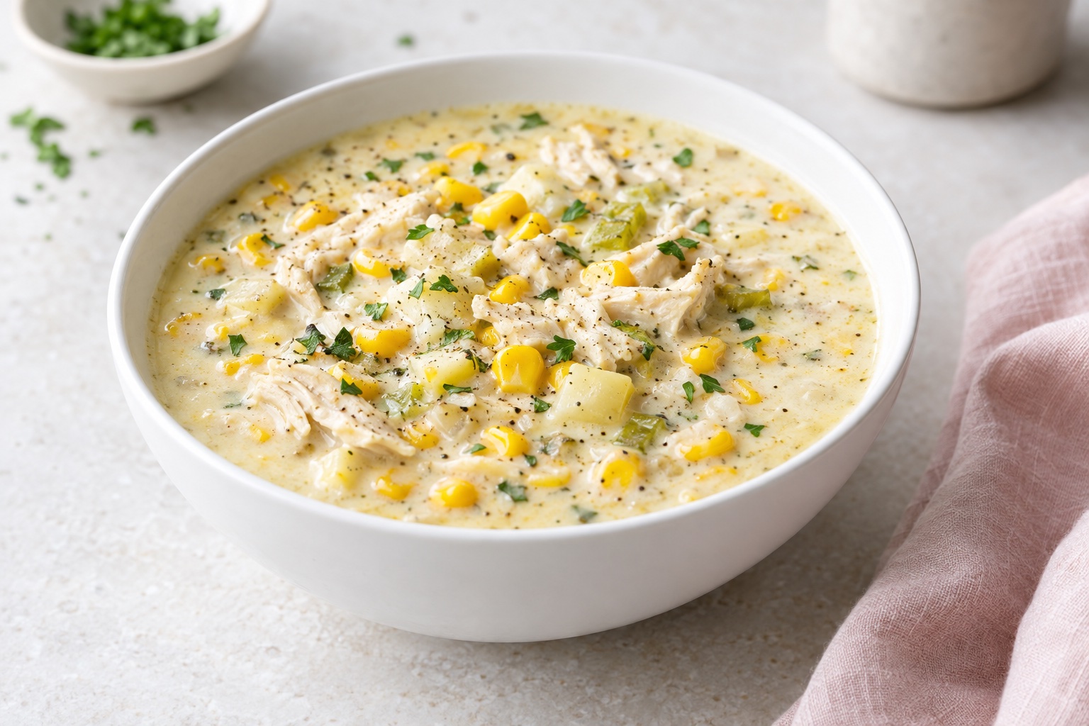 Creamy Chicken and Corn Chowder