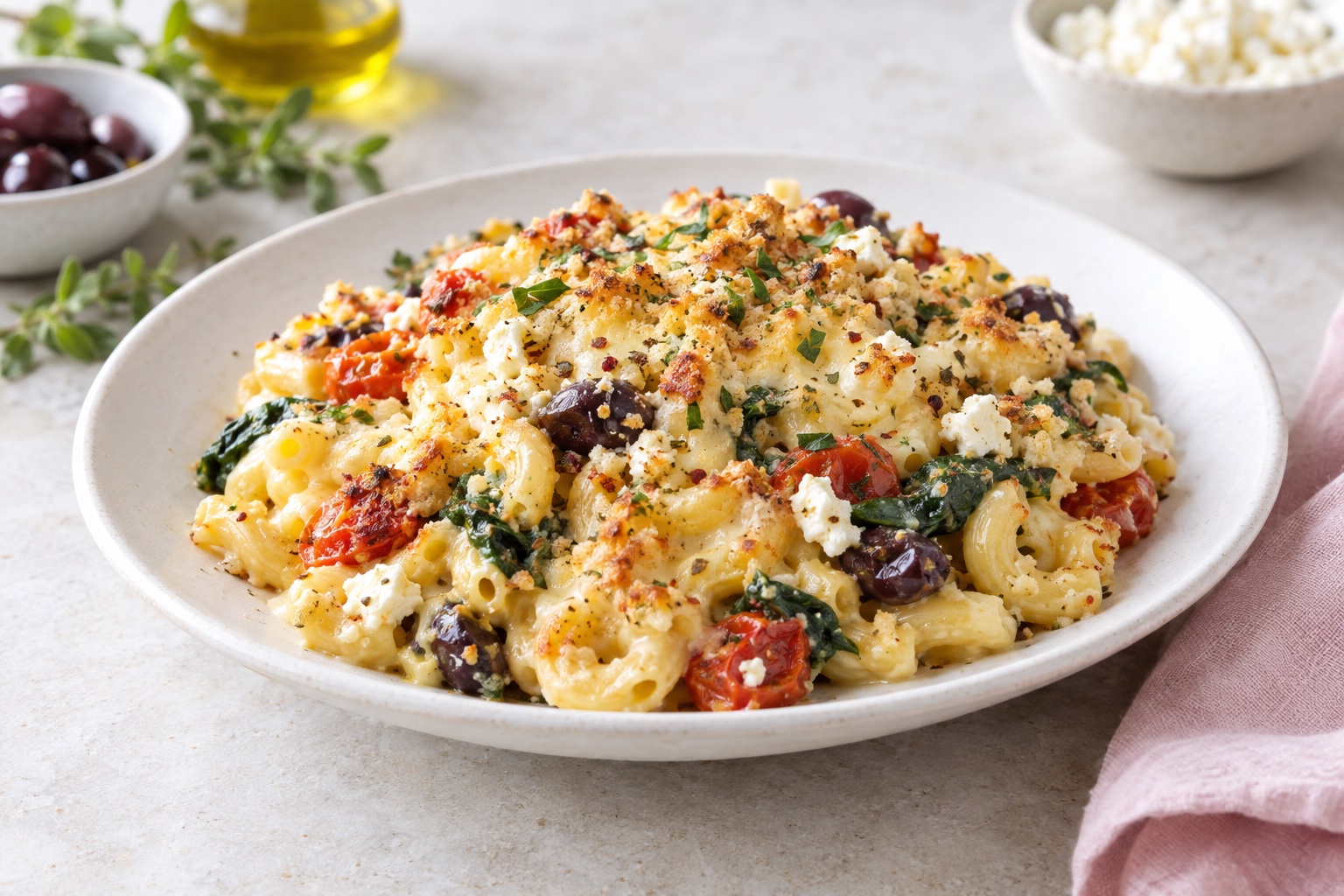 Mediterranean Macaroni and Cheese