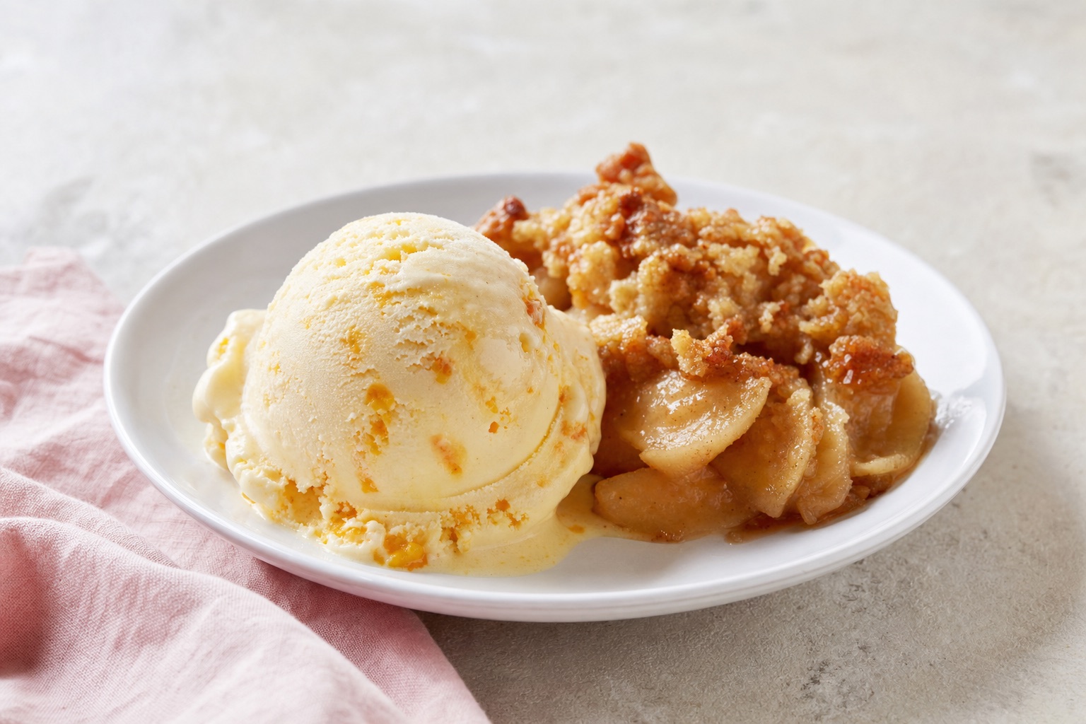 Cheddar Ice Cream for Apple Pie