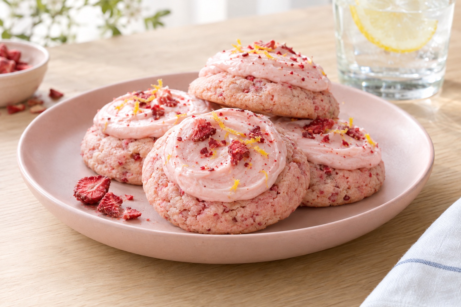 Strawberry Sugar Cookies