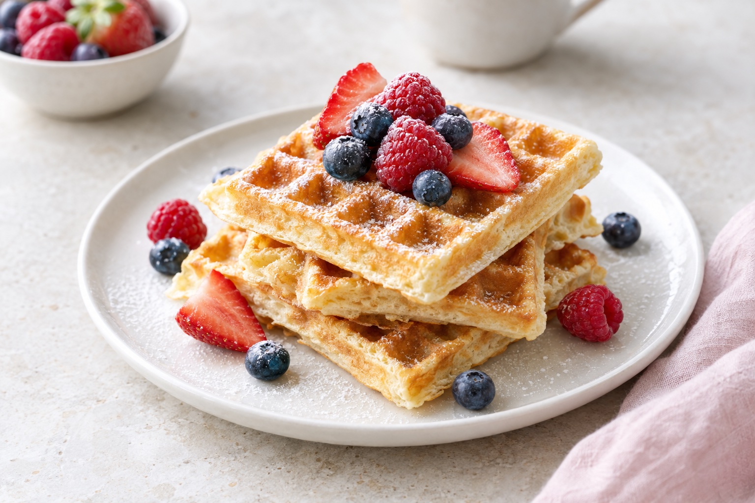 Light, Crisp Waffles