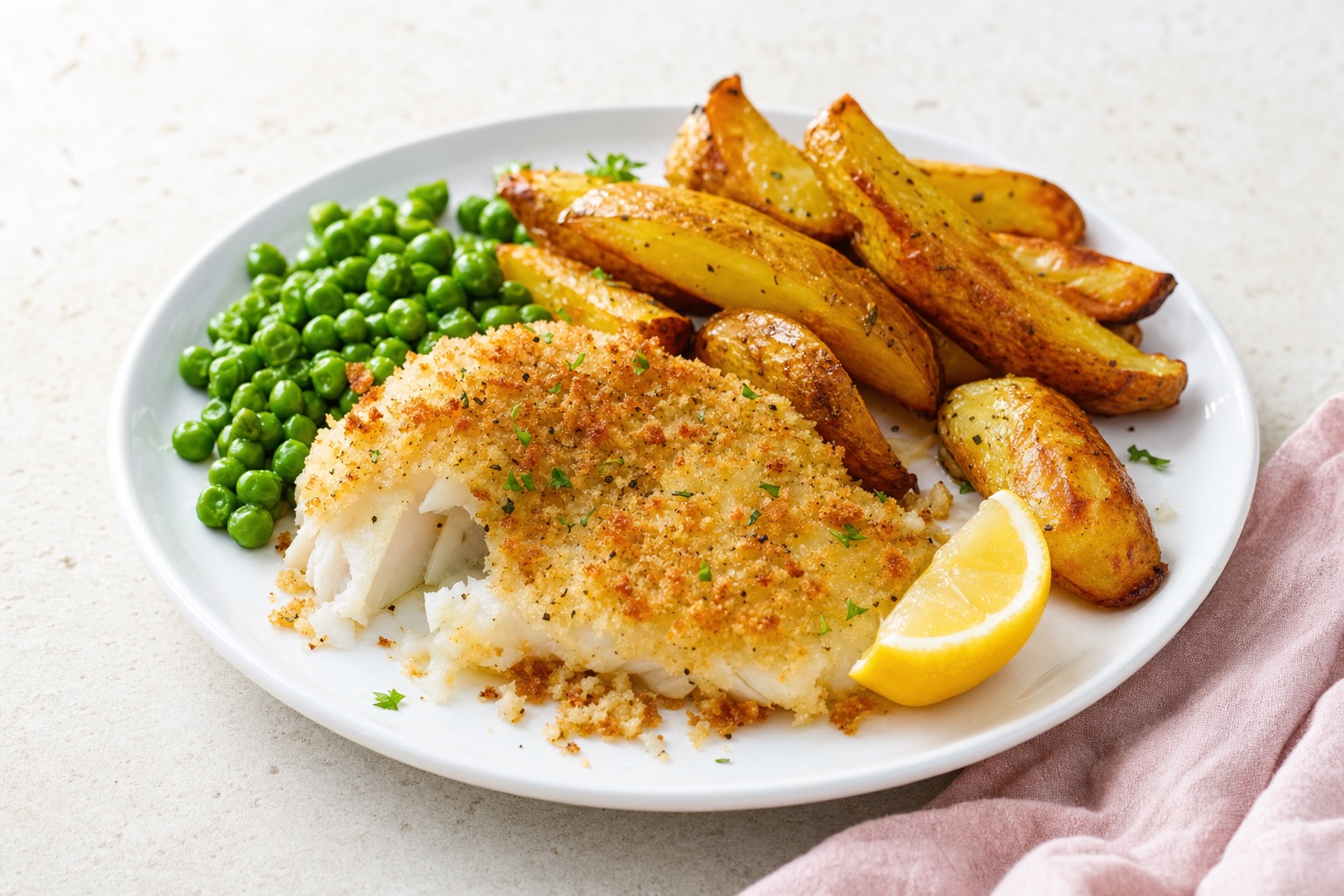 Sheet Pan Fish and Chips