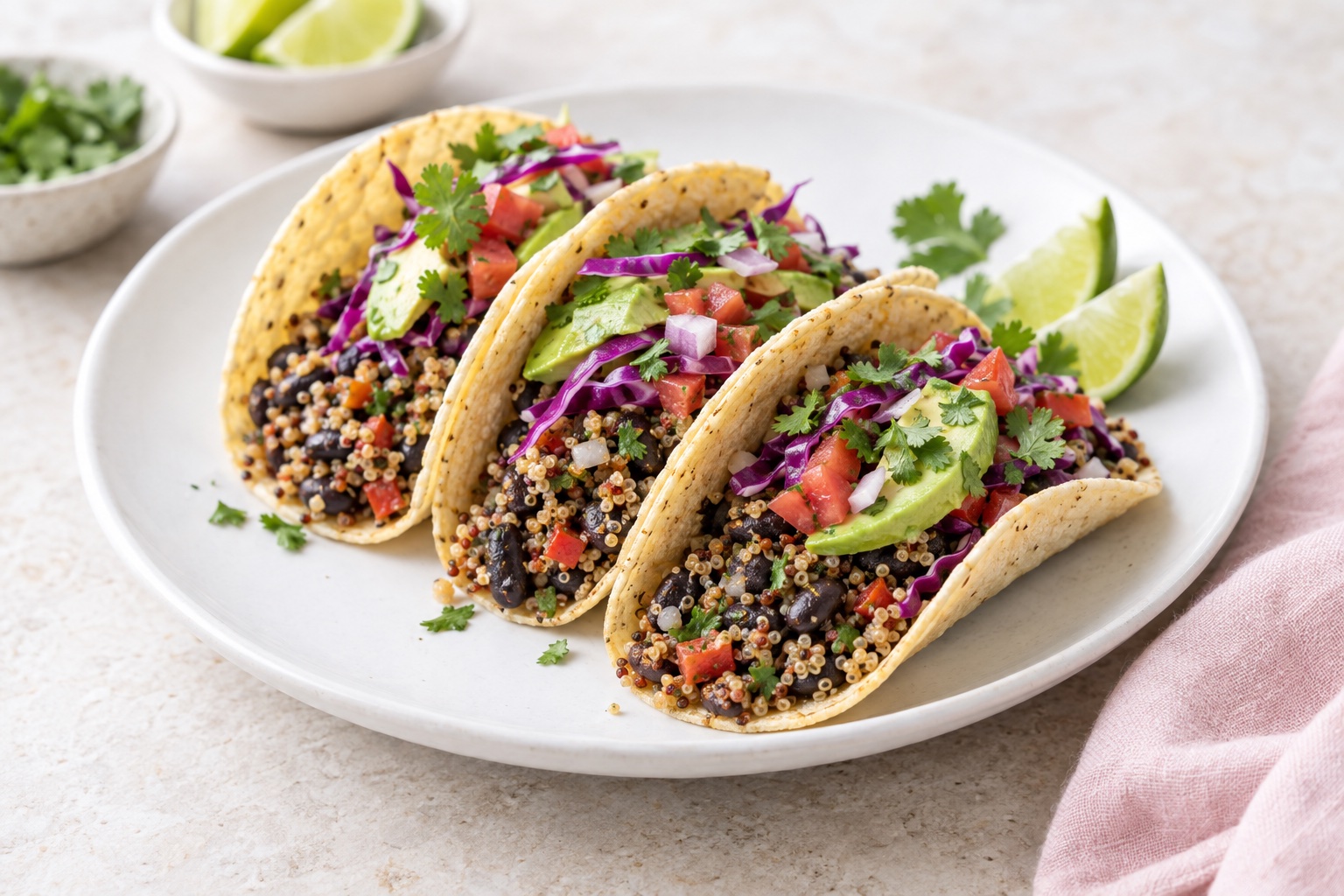 Quinoa Black Bean Tacos