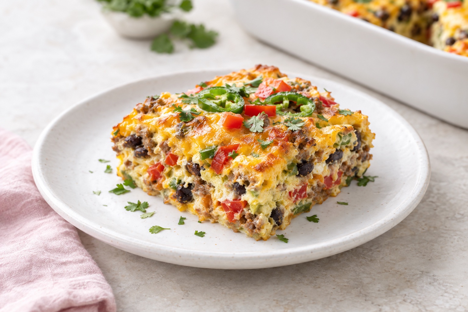 Low-Carb Southwest Egg Casserole