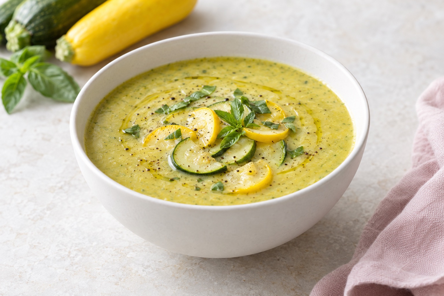 Zucchini and Yellow Squash Soup