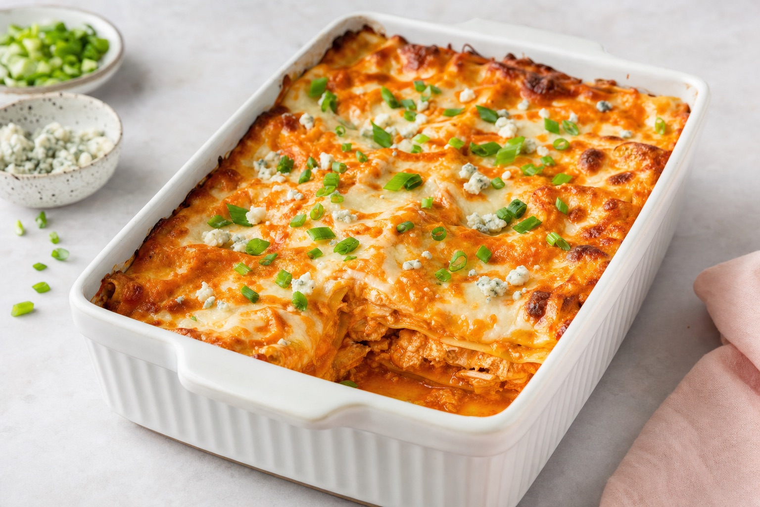 Buffalo Chicken Lasagna