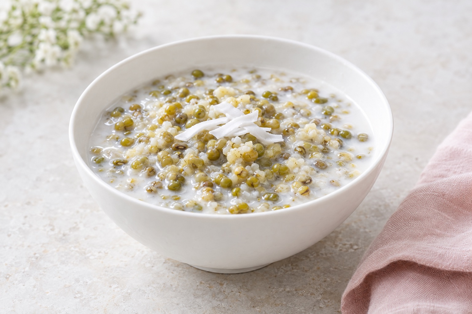 Mung Bean Porridge in Coconut Milk