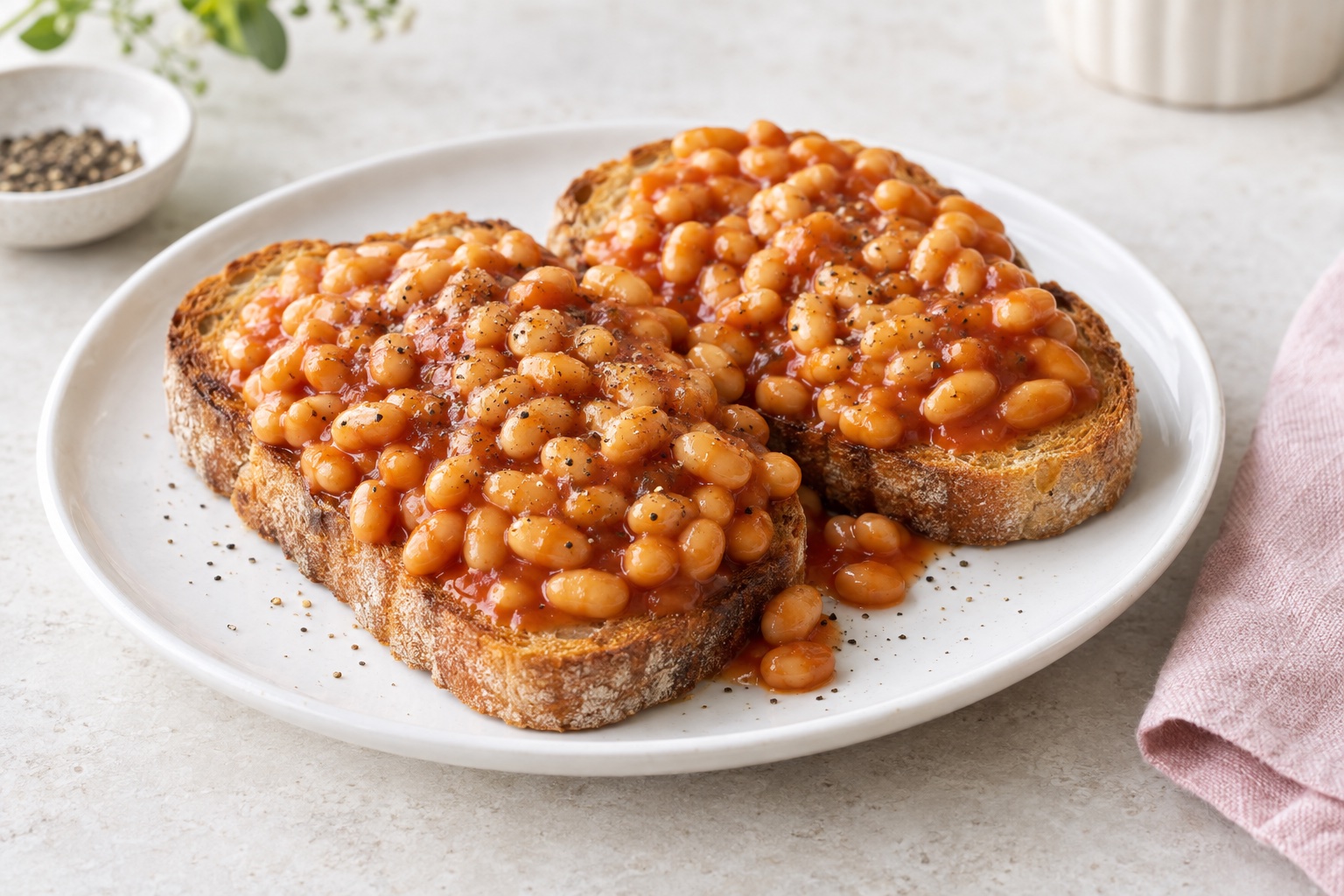 British-Style Beans on Toast