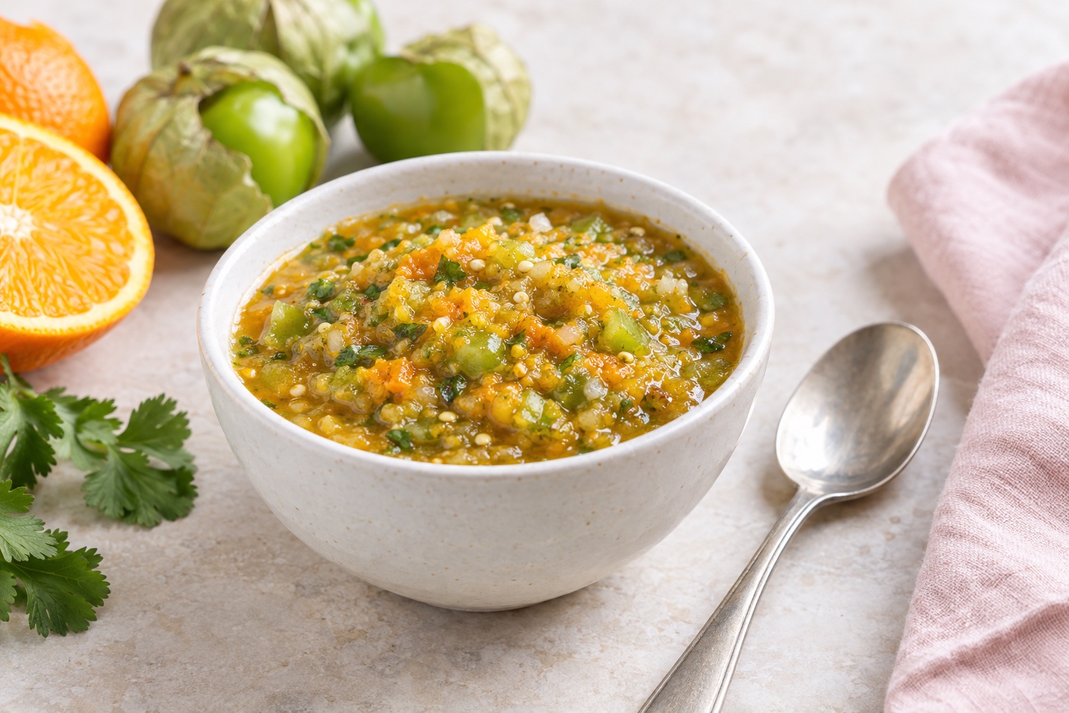 Orange-Tomatillo Salsa