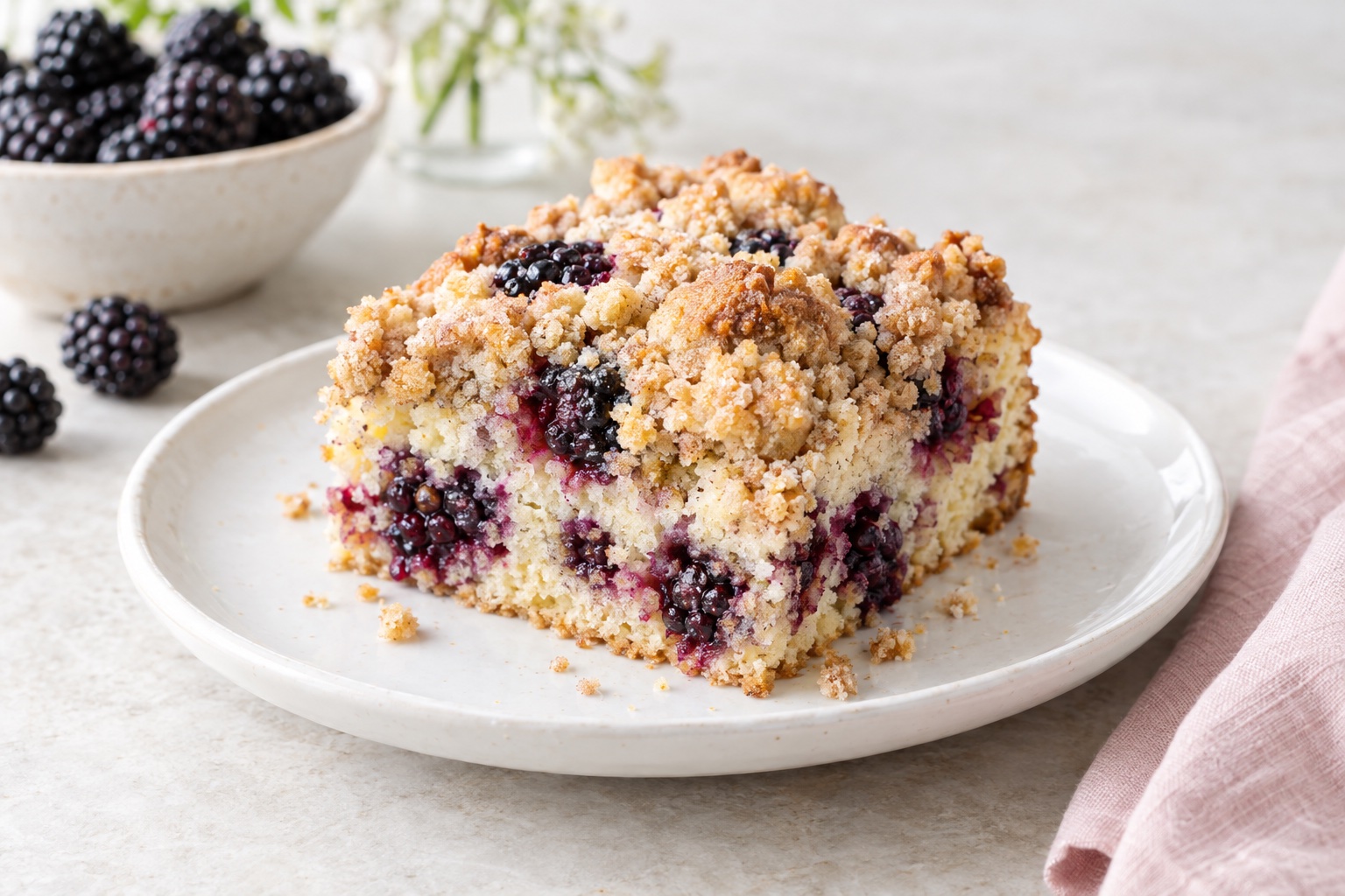 Blackberry Crumb Cake