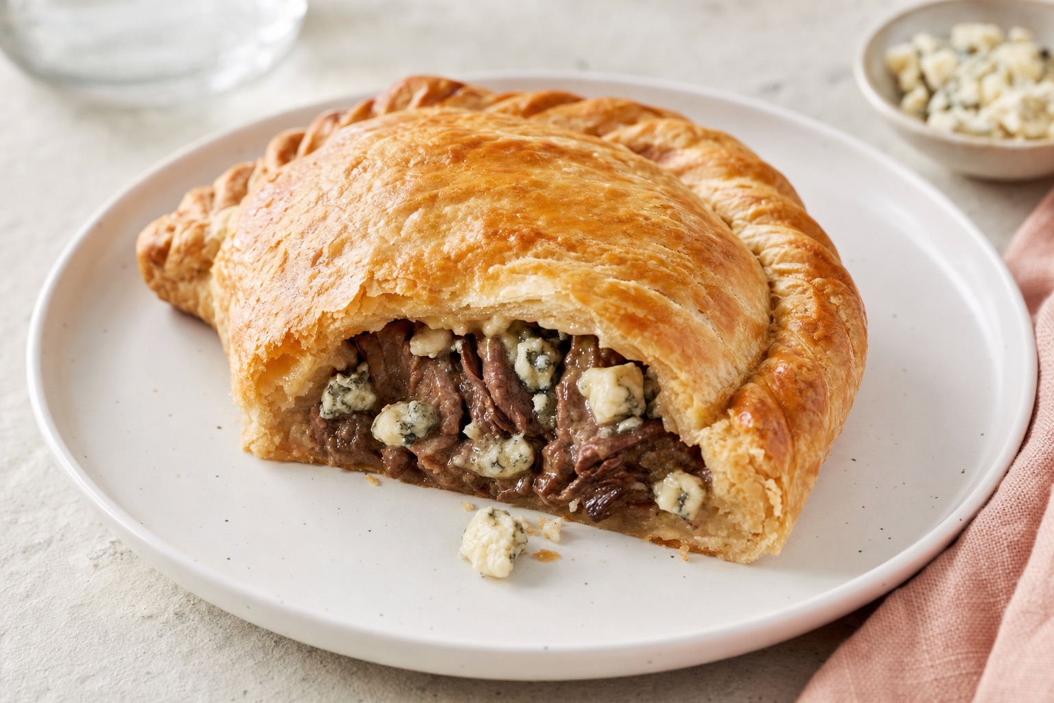 Beef and Stilton Pasty