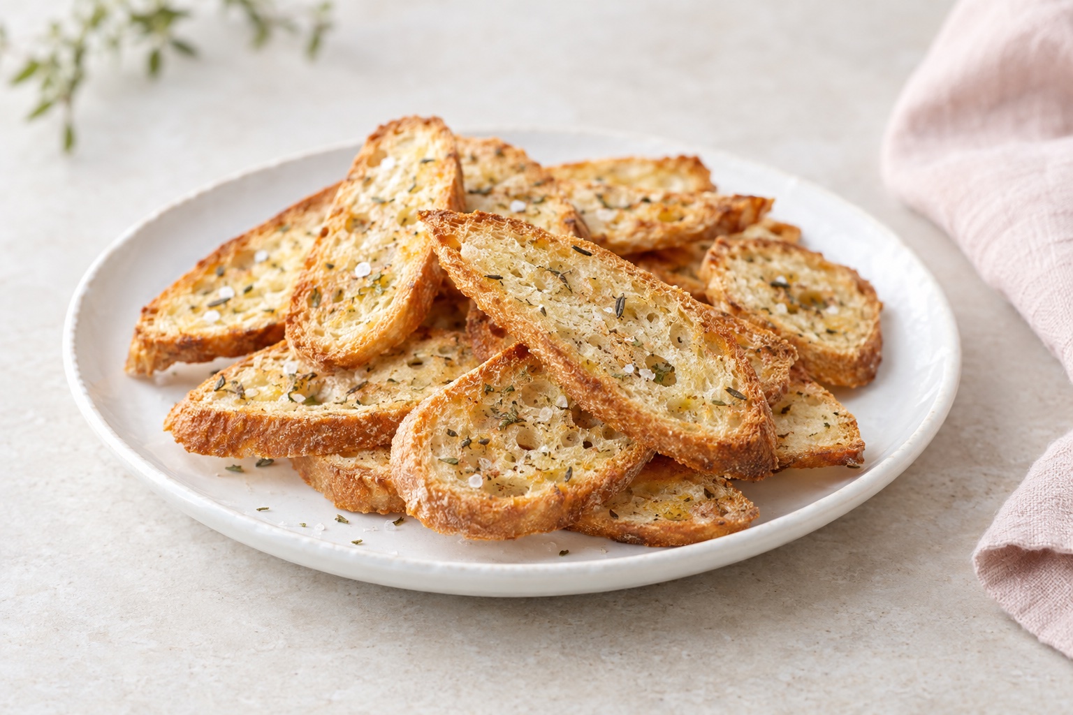 Baguette Toast &quotCrackers&quot