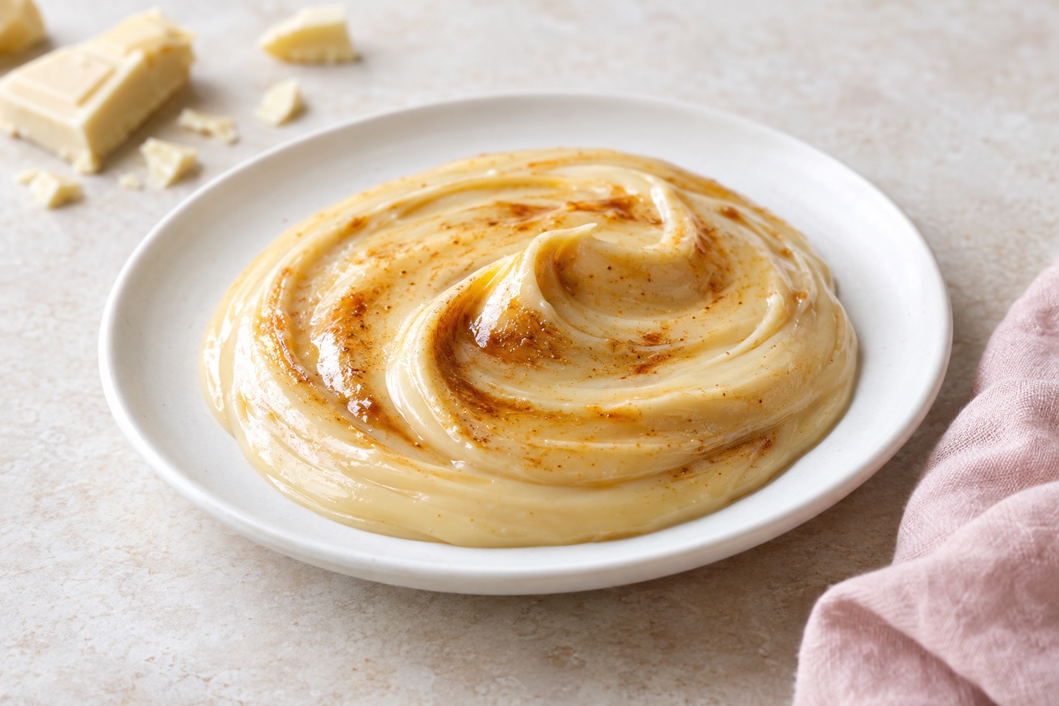 Caramelized White Chocolate Ganache