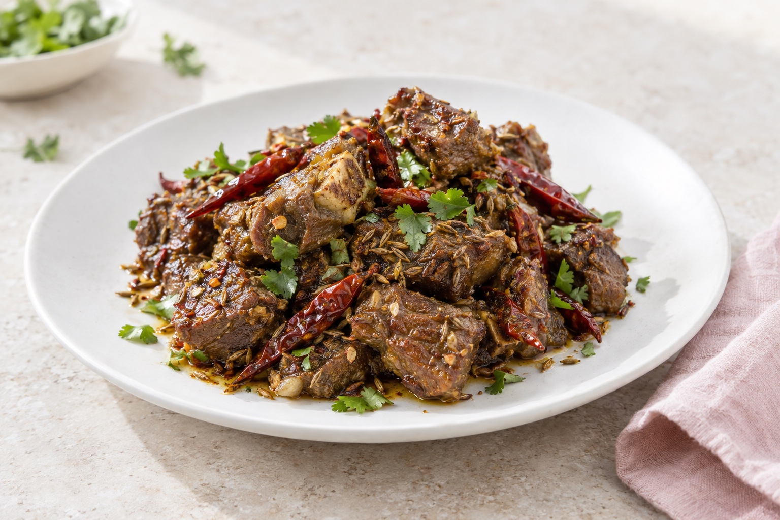 Lamb with Cumin and Chiles