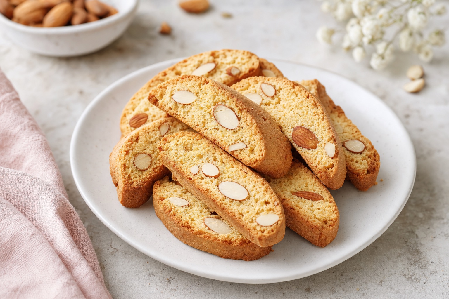 Honey Almond Biscotti